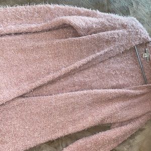 Baby Pink Furry cardigan